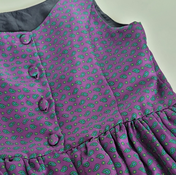 Ralph Lauren Designer Vintage Girls Sleeveless Summer Spring Dress - Size 12 - Picture 3 of 5